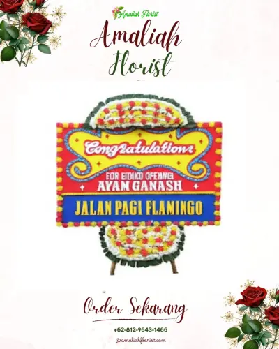 Bunga Papan Congratulation di Kebandungan